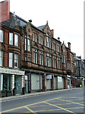 NS7255 : Red sandstone building on Quarry Street by Thomas Nugent