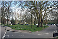 Mortlake:  Trees at north end of Palewell Common