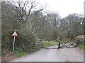 Cattle grid on Crawter Hill