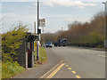 SJ5486 : Bus Stop on Widnes Road by David Dixon