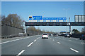 M25 - approach to junction 13