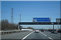 M25 - 1 mile to junction 14