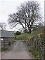 Gated road to Stoke Pero