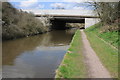 SP0273 : Motorway bridge over the Worcester and Birmingham Canal by Philip Halling