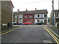 ST0888 : Red car and red house, Meadow Street, Treforest, Pontypridd by Jaggery