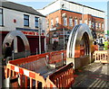 Two arched sculptures, Taff Street, Pontypridd