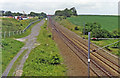 East Coast Main Line at site of Dukeries Junction, 1992