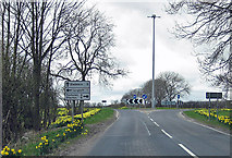 TA0169 : Roundabout at Octon Crossroads by Pauline E