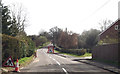 Dummers Road junction ahead from Braishfield Road