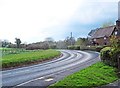 SO8065 : A bend in the B4196 road at Shrawley, Worcs by P L Chadwick