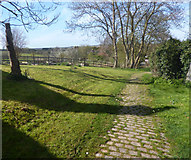 SP6801 : Stone Sett Path, Tetsworth by Des Blenkinsopp