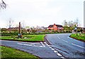 Road junction on the B4196 at Astley, Worcs