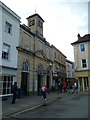 Corner of Market Place in Devizes withb the Famous Shambles Market