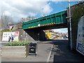 SU9679 : Chalvey Road railway bridge, Chalvey, Slough by Jaggery