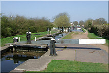 SJ8512 : Wheaton Aston Lock, Staffordshire by Roger  D Kidd