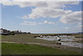 Low tide on the saltings at Penclawdd