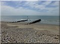 Groynes and outfall Bracklesham Bay