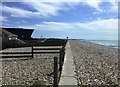 Path along Bracklesham beach