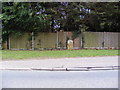 Milestone on the A144 Bramfield Road