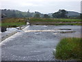 SH9335 : Weir X, Afon Tryweryn by Andy Waddington
