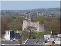 ST1876 : Across the rooftops to Cardiff Castle by Robin Drayton