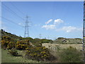 NZ1663 : Power lines near Stargate by JThomas