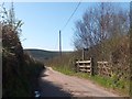 Footpath to Butterhills in the Fullabrook Valley