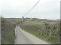 Stewarts Road heading towards Week St Mary