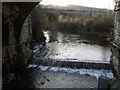 The Rhondda between two railway viaducts, Pontypridd