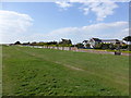 Public footpath by seafront housing at West Wittering