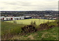 School sports field, Fleur de Lys