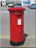 TR3864 : Edward VIII postbox, Harbour Parade, CT11 by Mike Quinn