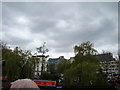 View of 3 Sheldon Square from the Grand Union Canal at Little Venice