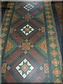 St Mary, Redlynch: chancel tiles