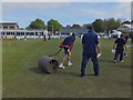 SH8380 : Groundstaff finishing work between innings by Richard Hoare