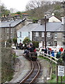 Gravity slate train at Penrhyn