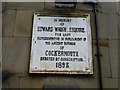 NY1230 : Edward Waugh plaque, Cockermouth by Kenneth  Allen