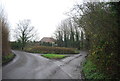 Road junction near Nash Court Farm