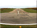 SV9210 : Runway from the coastal footpath by Andrew Abbott