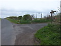 Private road and footpath to Stickle Heaton Farm