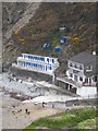 Beach huts at Trevaunance Cove