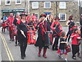 The band leading the Bolster Pageant in St Agnes