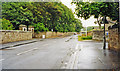 Elie: eastward on A917 road past site of former station, 2002