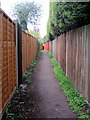 Footpath to Moor Lane