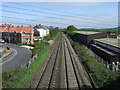 Railway heading north, Highbridge