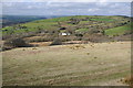 SN6633 : Welsh upland farmland by Philip Halling