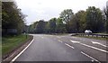 A1 southbound junction with Crabtree Road