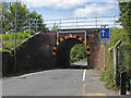 SU8951 : Railway Bridge, Lakeside Road by Alan Hunt