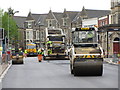 Re-surfacing work on Albany Road