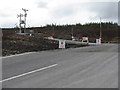 NH3370 : Entrance to Loch Luichart windfarm site by M J Richardson